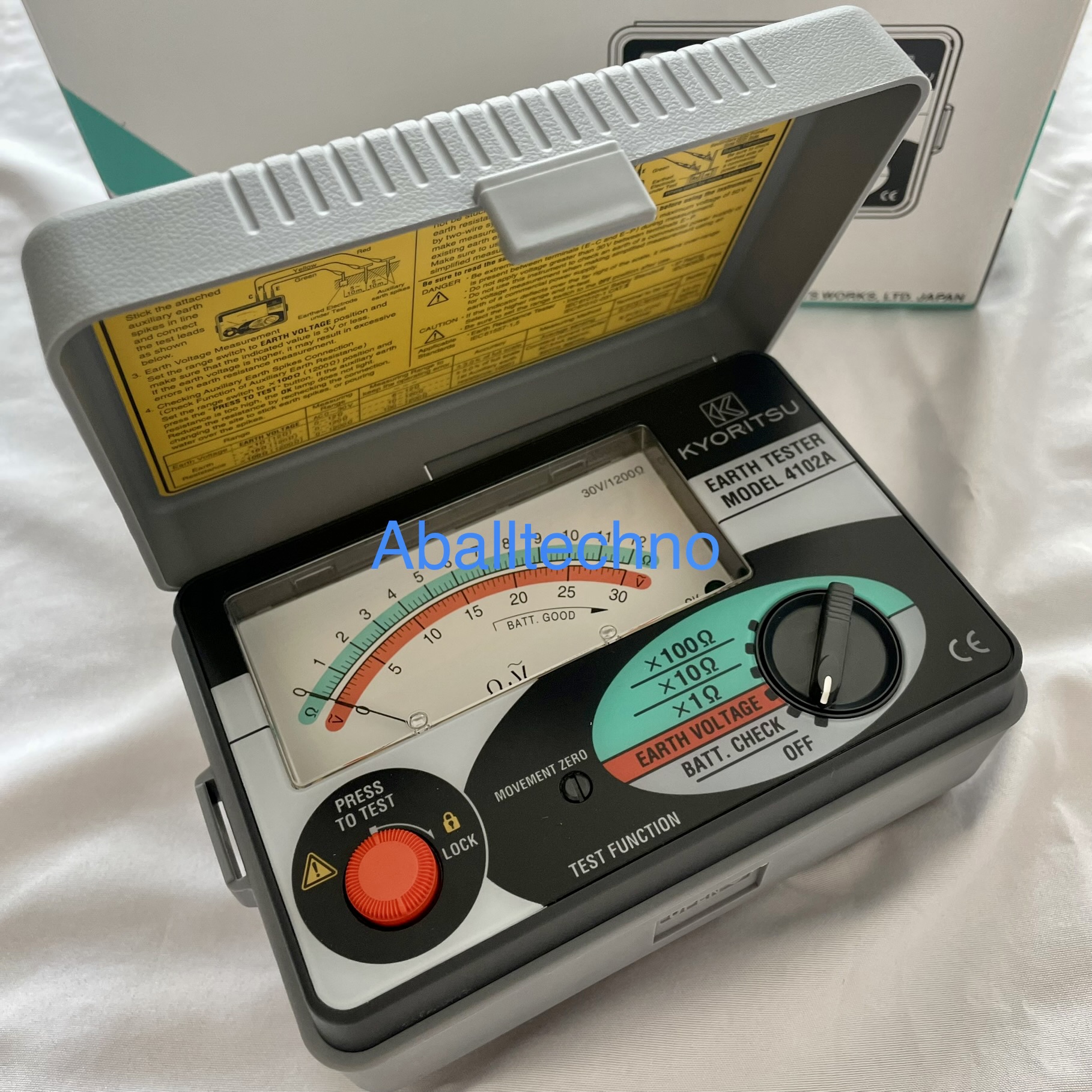 เครื่องวัดความต้านทานดินแบบอนาล็อค Earth Tester Model 4102A