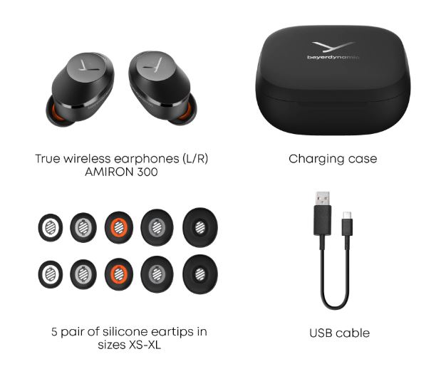 Beyerdynamic Amiron 300 *ของแท้รับประกัน 2ปี* หูฟังบลูทูธไร้สาย True Wireless Bluetooth Noise Cancelling Earbuds