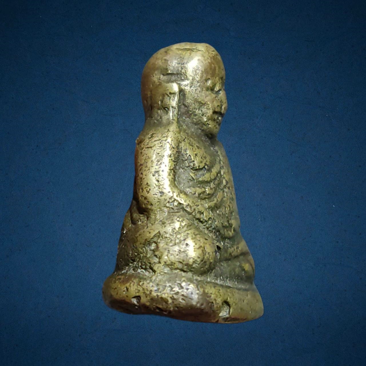 หลวงพ่อเงิน วัดบางคลาน จ.พิจิตร พิมพ์นิยม เนื้อทองผสม ปี2456