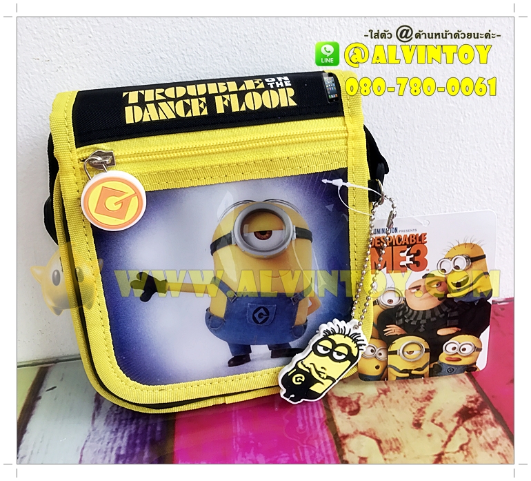 กระเป๋าสะพายข้าง Minions 6.5 นิ้ว
