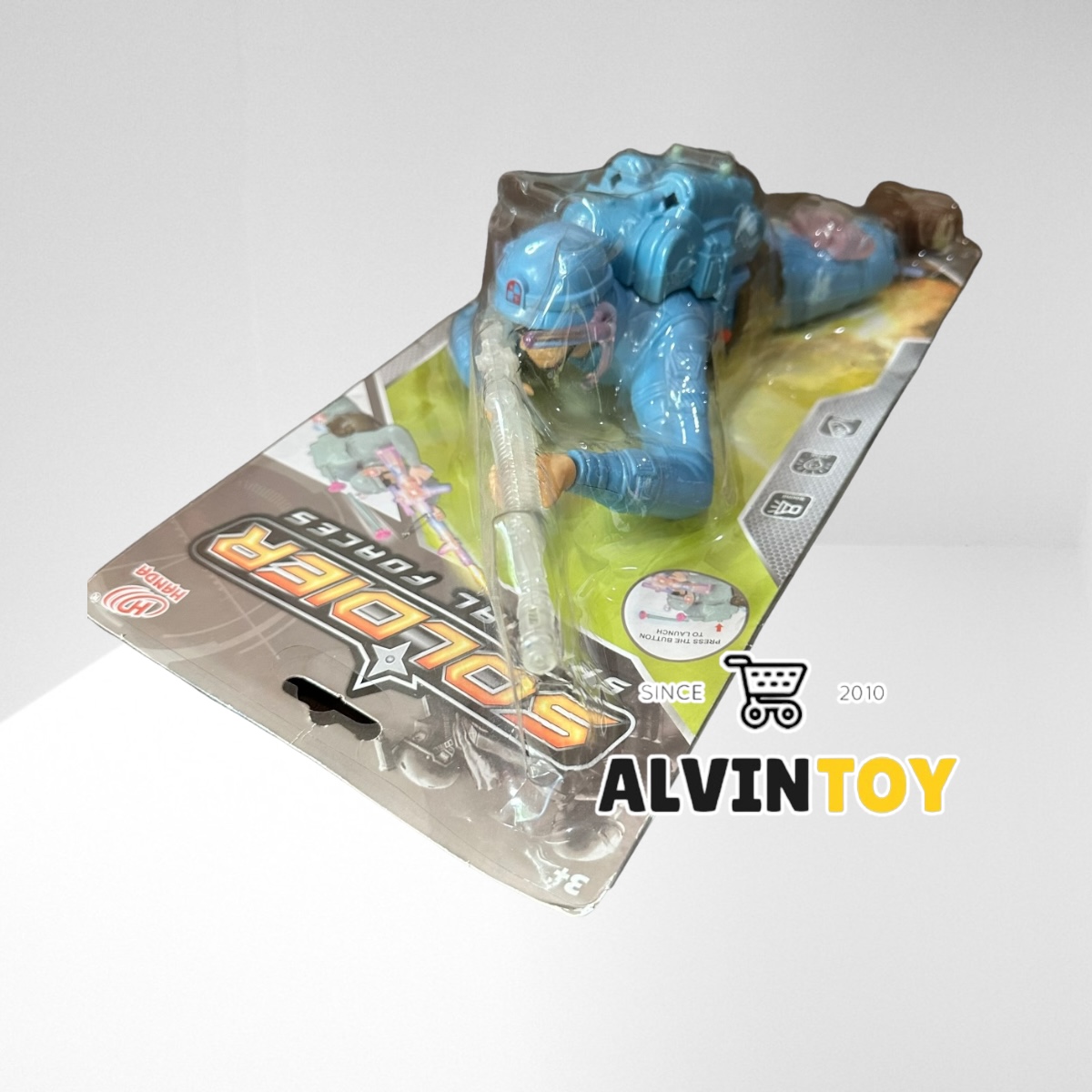 ของเล่นทหารหมอบมีเสียงไฟ ทหารคลานได้ ยิงปืนได้ มีเสียงมีไฟ