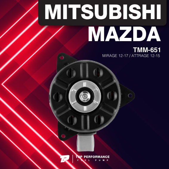 (ประกัน 3 เดือน)มอเตอร์พัดลม MITSUBISHI MIRAGE / ATTRAGE หมุนซ้าย เบอร์ S - TMM-651 - TOP PERFORMANCE JAPAN - หม้อน้ำ มิตซูบิชิ มิราจ แอทราจ 168000-7030 1355A279