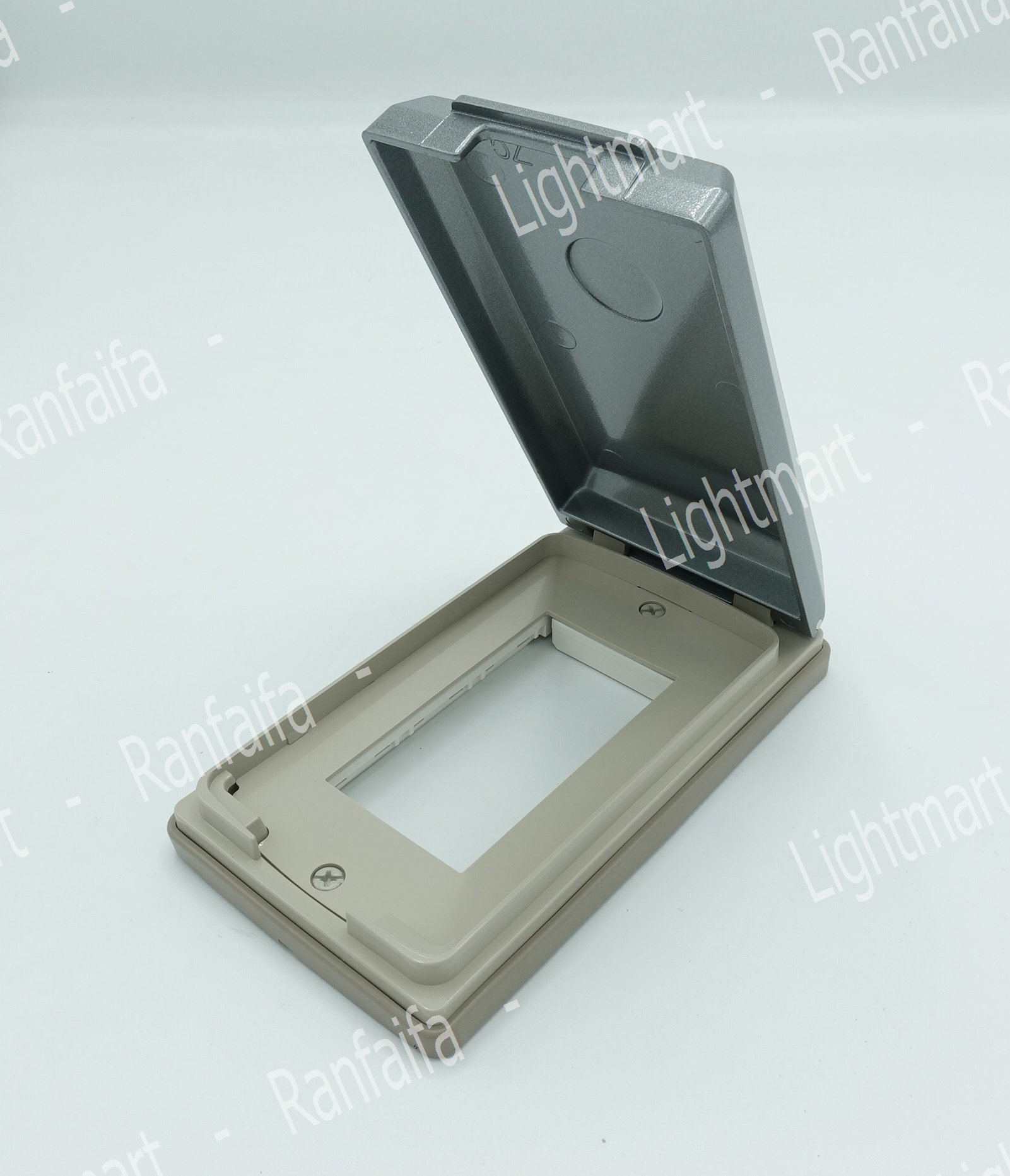 หน้ากากกันน้ำ 3 ช่อง แนวตั้ง (โลหะ) WEG