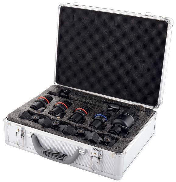 Superlux DRK-K5C2 *ของแท้รับประกันศูนย์* ไมค์กลองชุด 7 ชิ้น, พร้อมสายไมค์/ กล่องอลูมิเนียม