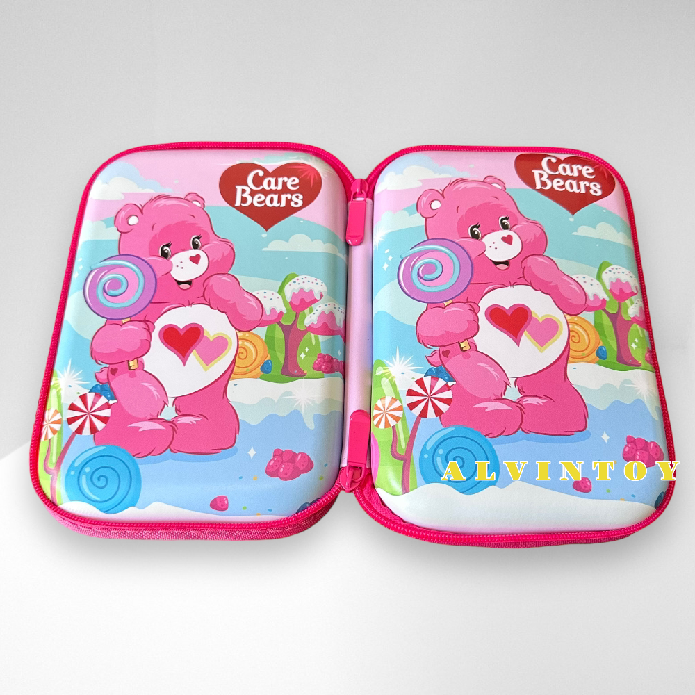 กระเป๋าดินสอไฟเบอร์ซิปรอบ CARE BEARS ตุ๊กตาแคร์แบร์