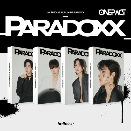 ( Pre-Order ) ONE PACT 1st Single Album [ PARADOXX ] ( hello Photocard album ) random ver * ไม่มี Poster * วางจำหน่าย 9 / 7 / 2024