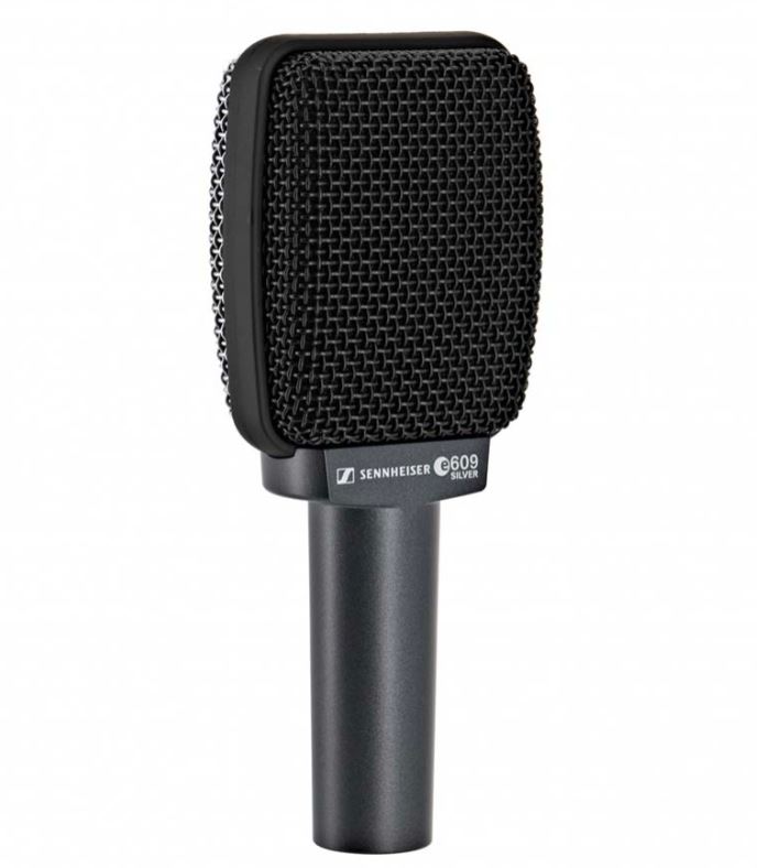 Sennheiser e609 *ของแท้รับประกัน 1ปี* ไมค์เครื่องดนตรี กีต้าร์/เบส มีช็อกเม้าท์ในตัว, Dynamic Instrument Microphone ฟรี!! Pouch