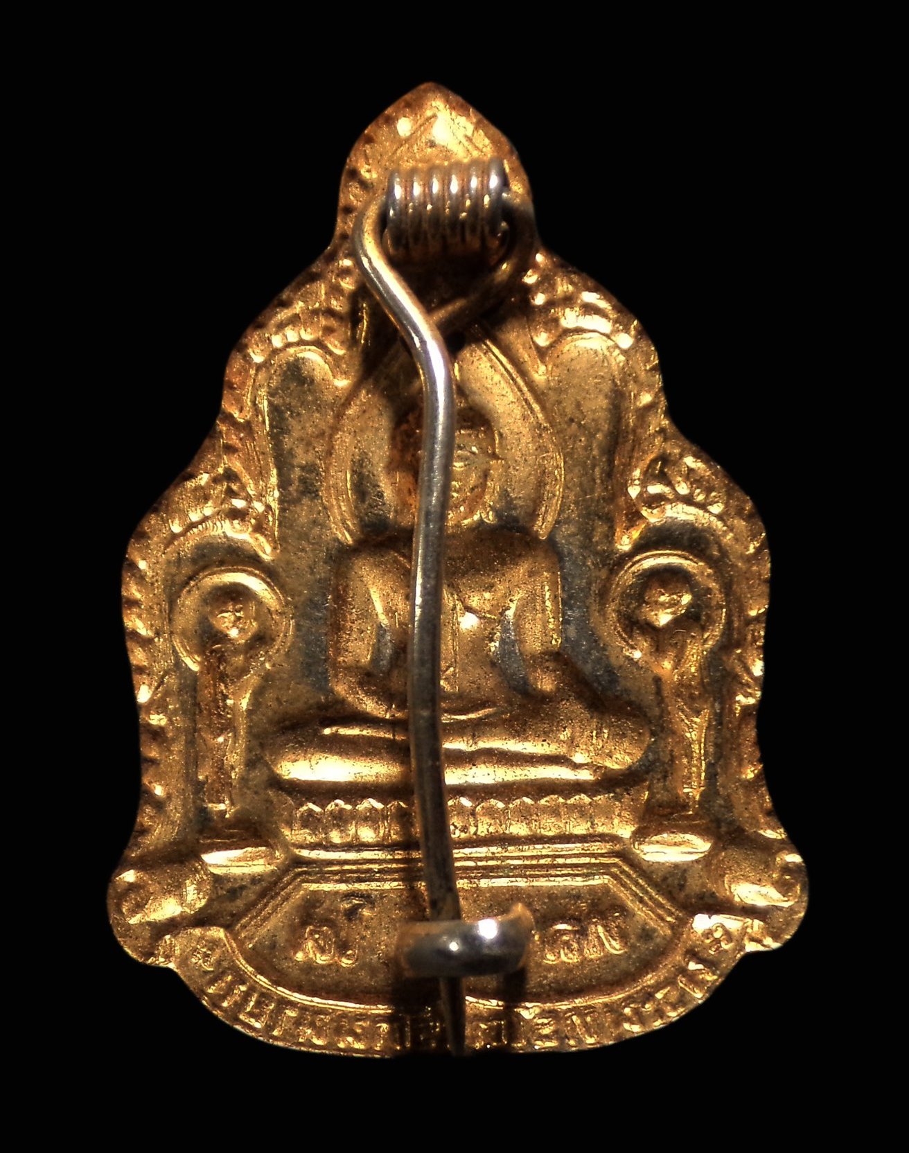 เข็มกลัดเก่า หลวงพ่อโต วัดพนัญเชิง พระพุทธรูปศักดิ์สิทธิ์ ประจำจังหวัดพระนครศรีอยุธยา