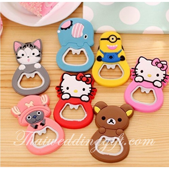 ที่เปิดขวดการ์ตูนน่ารัก ๆ (คละแบบ) ติดตู้เย็นได้