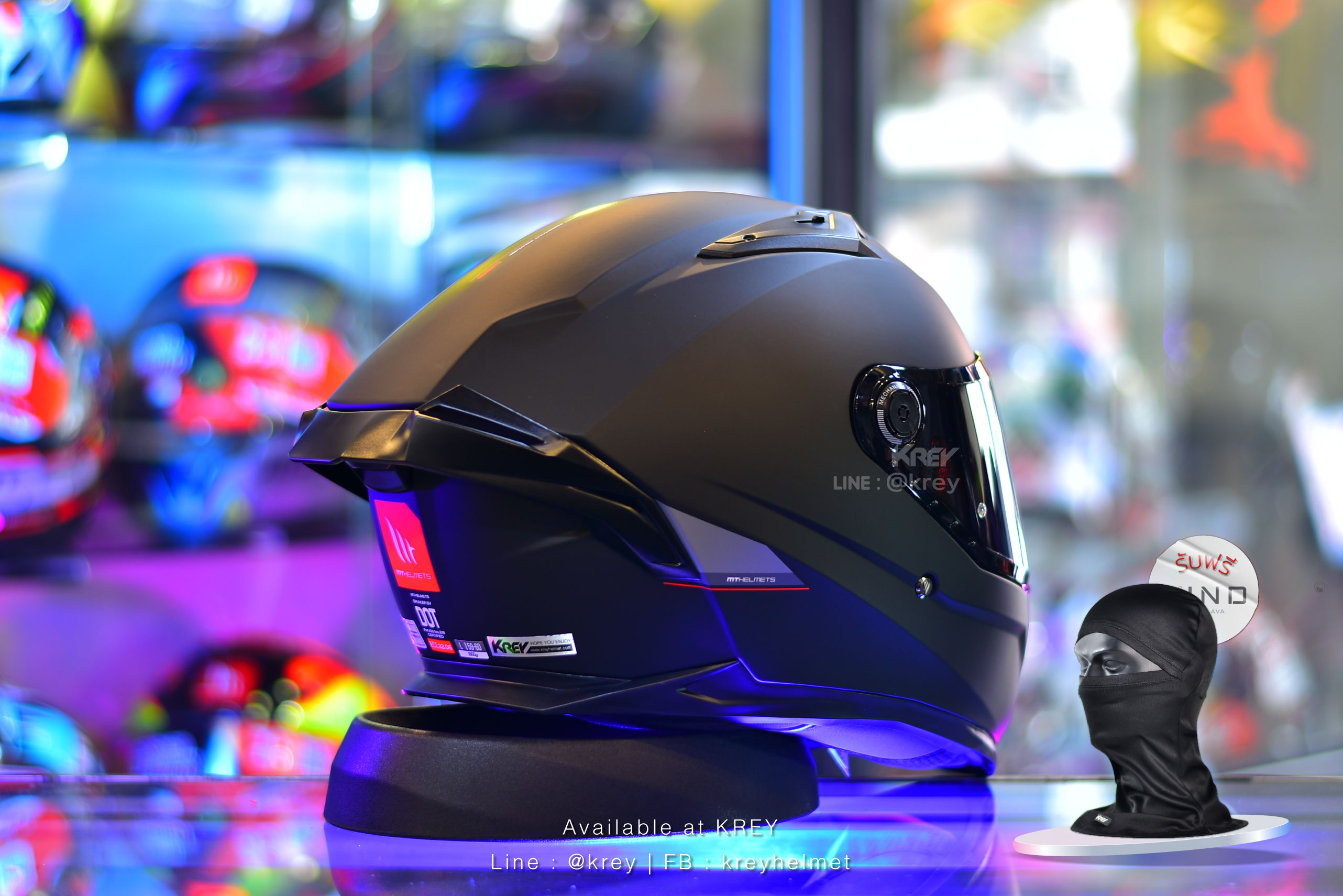 MT model BRAKER SV SOLID MATT BLACK