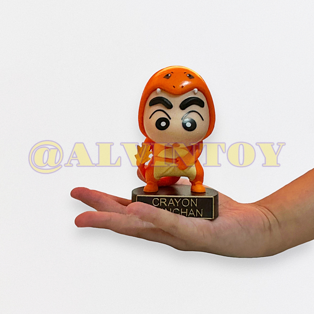 โมเดล ฟิกเกอร์ Shin-chan - ชินจังจอมแก่น ชุด 5 ตัว ขนาดความสูง 9.5 ซม.