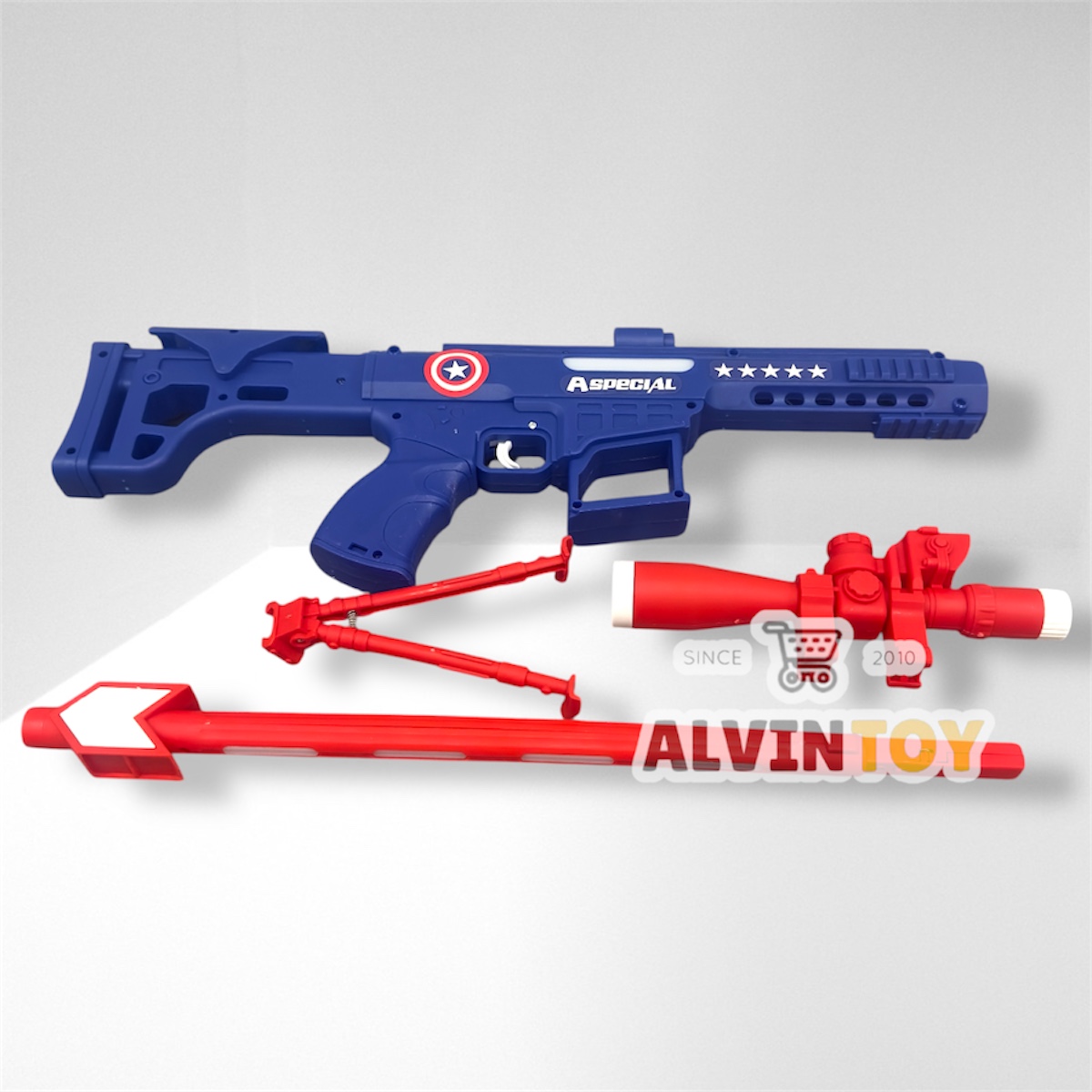 ปืน ของเล่นปืนกัปตันอเมริกา มีเสียง มีไฟ