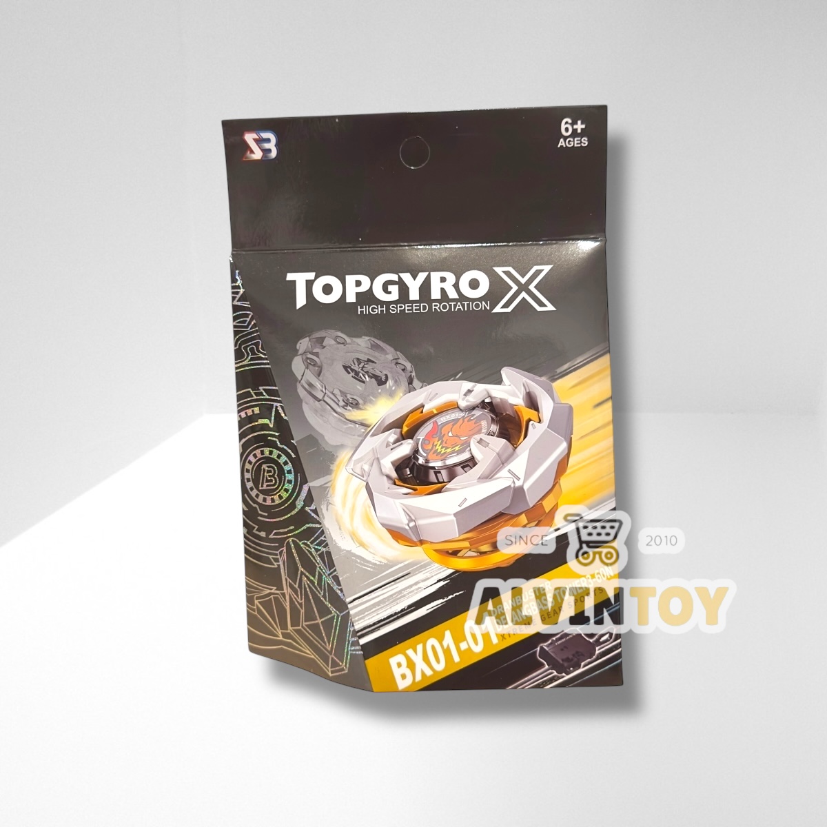 BEYBLADE เบย์เบลด TOPGYRO X ชนกระจาย มาพร้อมอุปกรณ์ สำเนา