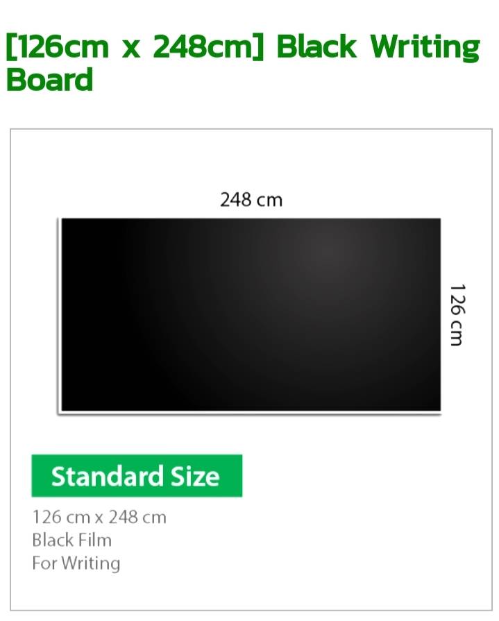 Black Film/Standard Size/Blackboard for Writing