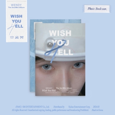 ( Pre-Order ) WENDY 2nd Mini Album Wish You Hell ( Photobook ver ) * มี Poster พับภายในกล่อง * วางจำหน่าย 13 / 3 / 2024