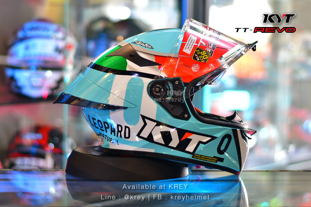 KYT model TT REVO Replica Editions Leopard Replica Tri-Color