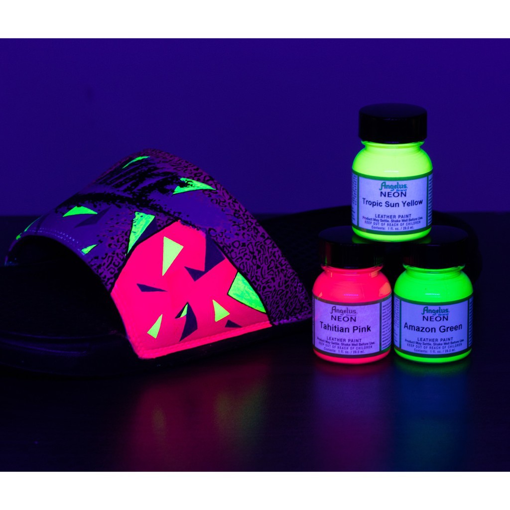 Angelus Neon Paint สีpaint ผ้า และหนัง Made in USA