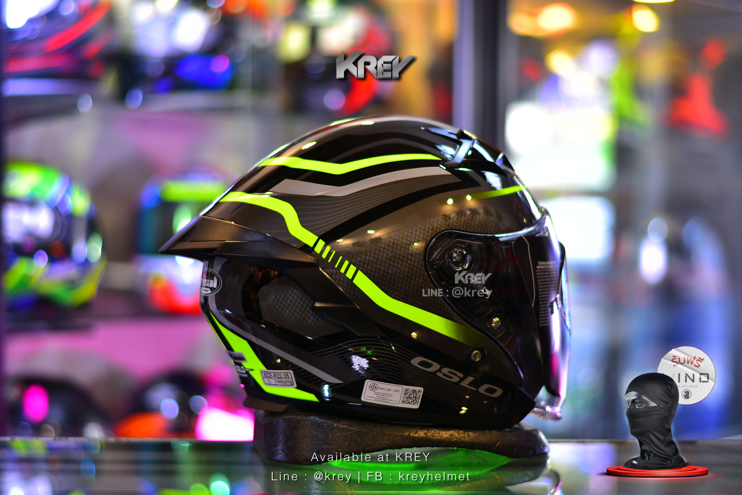 Real model OSLO Magma Black Yellow