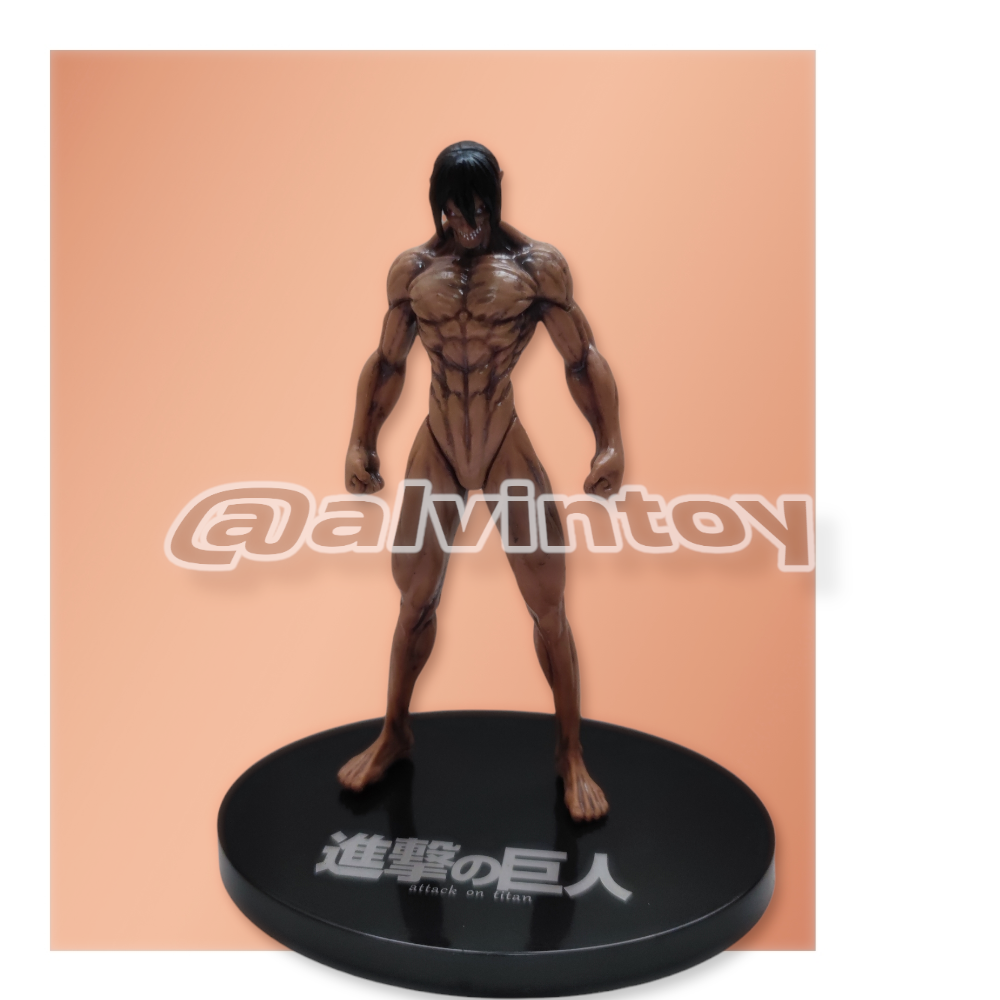 Action Figure โมเดล attack On Titan - ไททัน ขนาดความสูง 13.5 ซม. มีฐาน งานสวย