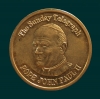 Pope John Paul II Commemorative coin The Sunday Telegraph 1995
