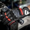 ถุงมือ force รุ่น Alpine Gloves made of Cowhide (Black/Red)