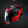 HJC CS-15 MYLO Black RED MATT