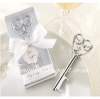 ที่เปิดขวดโลหะอย่างดี รูปกุญแจหัวใจ (นำเข้า) แพ็คกล่องสีขาว ผูกโบว์ พร้อมป้ายชื่อฟรี