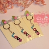 พวงกุญแจตัวอักษร LOVE