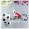 พวงกุญแจ ฟุตบอล แพ็คถุงแก้วติดโบว์ พร้อมป้ายชื่อ