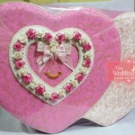 กล่องใส่ซองกระดาษสา หัวใจคู่