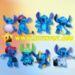โมเดล Stitch - สติทช์ 8 ตัว