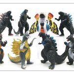 โมเดล Godzilla - ก็อตซิลล่า 9 cm. 8 ตัว