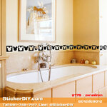 Transparent Wall Sticker สติ๊กเกอร์ติดผนังแต่งขอบ MICKEY (กว้าง400cm.xสูง12cm.)