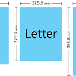 ขนาดกระดาษที่นิยมใช้