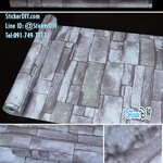 (หน้ากว้าง45ซม..xยาว10เมตร)Wallpaper sticker วอลเปเปอร์แบบกาวในตัว 3D WS8778