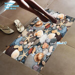 Wall Sticker สติ๊กเกอร์ติดผนังสามมิติ 3D หินทะเล AF5035 (กว้าง90cm.xสูง60cm)