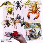 Animals World โมเดลชุดสัตว์แมลง 10 ตัว ขนาด 12-15 ซม.