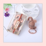 ที่เปิดขวด ช้าง แพ็คกล่อง ผูกโบว์ พร้อมป้ายชื่อ