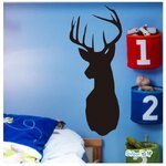 Vinyl wall sticker สติ๊กเกอร์ติดผนัง กวาง (กว้าง23cm.xสูง60cm.)