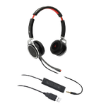 Premium Headset VT X208 DUO Jack 3.5 mm plus USB ชุดหูฟังมีไมค์แบบหูคู่ เชื่อมต่อได้ทั้ง USB และ Jack 3.5 mm