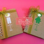 สมุดโน๊ตปกรักษ์โลก ชายหญิง ผูกโบว์