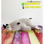 ตุ๊กตาแรดนุ่มนิ่มสีเทา 50 cm.