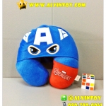 หมอนรองคอ Captain America - กัปตันอเมริกา มีฮู้ด