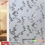ฟิล์ม PVC สูญญากาศติดกระจก ดอกบานชื่น (หน้ากว้าง90cm.) เหลือเมตรละ 139 บาท