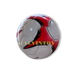 ลูกฟุตบอลหนังลายเบอร์ 2 สีขาวแดง