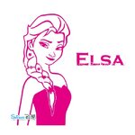 Vinyl wall sticker สติ๊กเกอร์ติดผนัง Frozen สไตล์E (กว้าง55cm.xสูง57cm.)