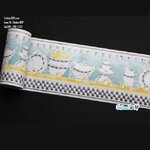 Border Wallpaper sticker วอลเปเปอร์แต่งขอบแบบกาวในตัว WB124 (กว้าง10cm.xยาว10m.)