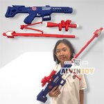 ปืน ของเล่นปืนกัปตันอเมริกา มีเสียง มีไฟ