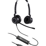 VTX100 DUO USB ชุดหูฟังมีไมค์แบบหูคู่ เชื่อมต่อ USB สำหรับ Computer PC & Notebook