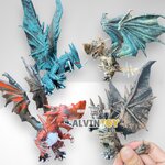 War Dragon - โมเดลมังกร ชุด 4 ตัว